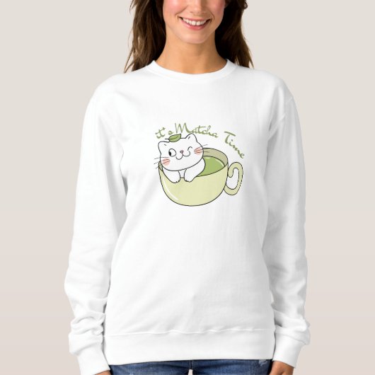 Sweatshirt de thé vert Matcha (Devant)