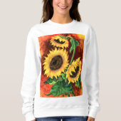Sweatshirt de tournesols (Devant)