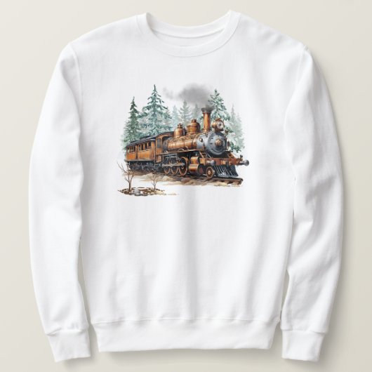 Sweatshirt de train d'hiver (Design devant)