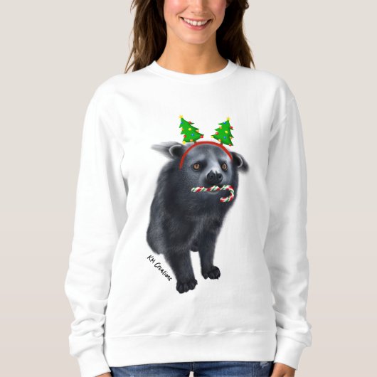 Sweatshirt de vacances Binturong (Devant)