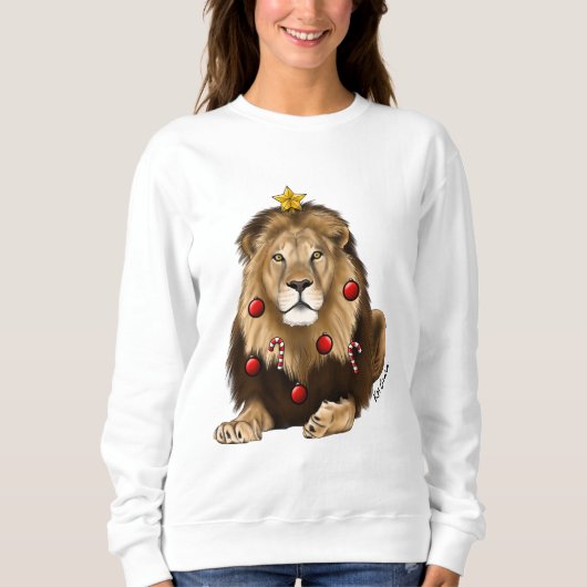 Sweatshirt de vacances Lion (Devant)