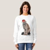 Sweatshirt de vacances Lynx (Devant entier)
