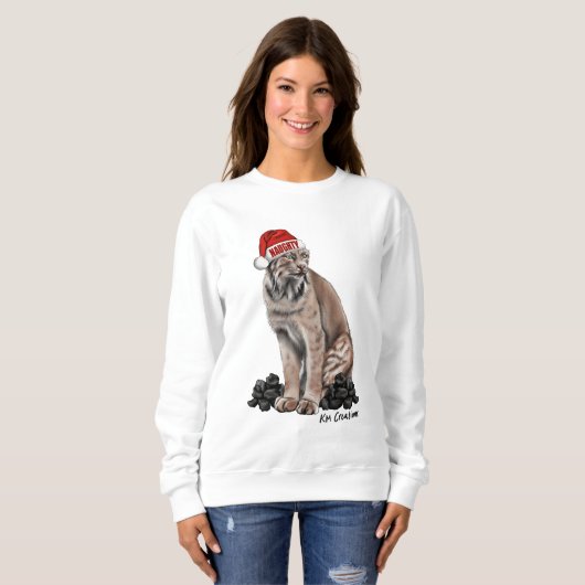 Sweatshirt de vacances Lynx (Devant entier)