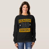 Sweatshirt Deacon Papa Disciple Fête des pères Deacon Church  (Devant entier)