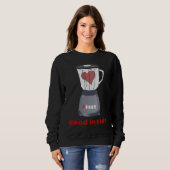 Sweatshirt DEAD INSIDE  Anti Valentine Day  Hate Valentine's (Devant entier)