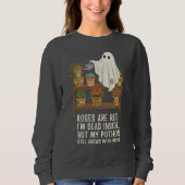 Sweatshirt Dead Inside - Funny Ghost Plant Lover (Devant)