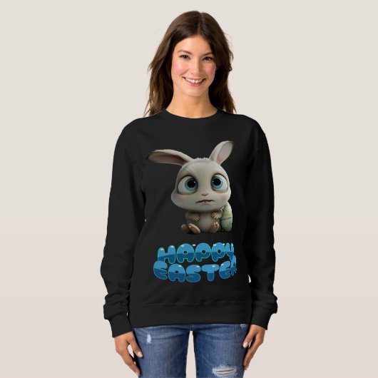 Sweatshirt dear sweet happy Easter bunny (Devant entier)