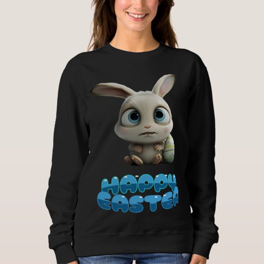 Sweatshirt dear sweet happy Easter bunny (Devant)