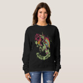 Sweatshirt Death Rock Unicorn Music Head Rocker Heavy 1 (Devant entier)