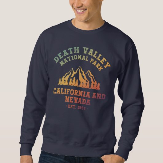 Sweatshirt Death Valley National Park USA Gradient (Devant)