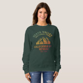 Sweatshirt Death Valley National Park USA Gradient (Devant entier)