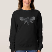 Sweatshirt Death's Head Hawkmoth Scary Halloween (Devant)