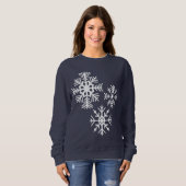 Sweatshirt Débardeur flocon de neige (Devant entier)