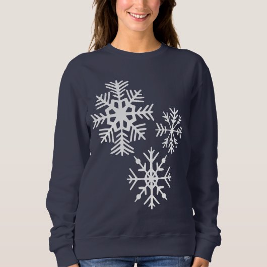 Sweatshirt Débardeur flocon de neige (Devant)