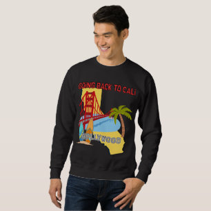 Sweatshirt Débardeur foncé pour hommes Going Back to Cali