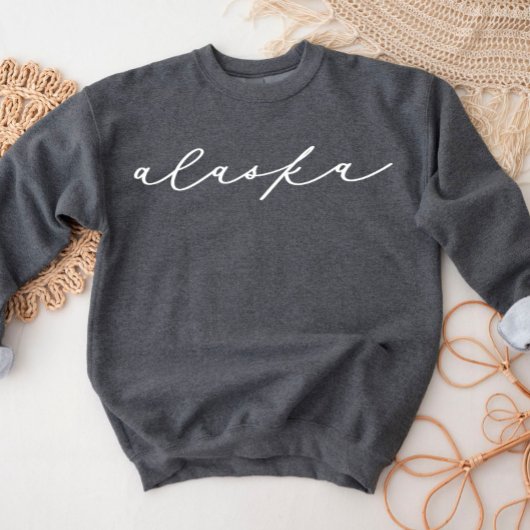 Sweatshirt Débardeur pour femmes Alaska Script State