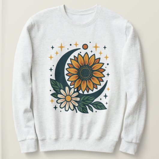 Sweatshirt Débardeur pour femmes Fleur Céleste (Design devant)