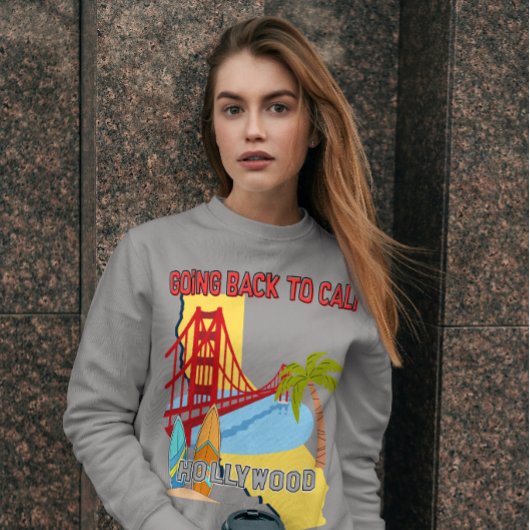 Sweatshirt Débardeur pour femmes Going Back to Cali