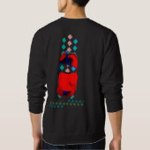 Sweatshirt Début - "Logo Geometrica" par Archer (Dos)