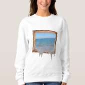 Sweatshirt Décalage de l'océan hors cadre d'image (Devant)