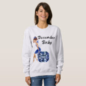 Sweatshirt Décembre Baby (Devant entier)