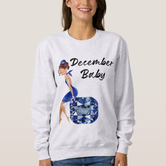 Sweatshirt Décembre Baby (Devant)