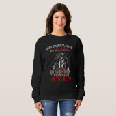 Sweatshirt Décembre Guy Devil M'A Vu Avec Ma Tête En Bas Bien (Devant entier)