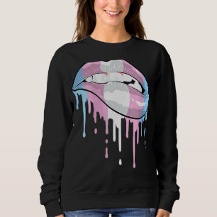 Sweatshirt Déchets Vintages Lgbt Lgbt couleur transgenre