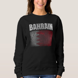 Sweatshirt Déchiré Bahreïn Drapeau Graphique Pour Hommes Femm