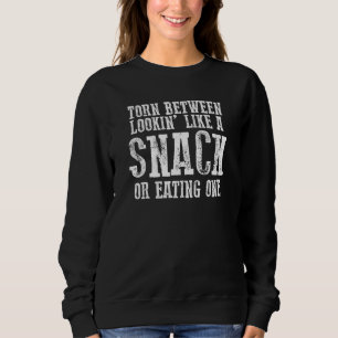 Sweatshirt Déchiré entre ressembler à un encas ou en manger u