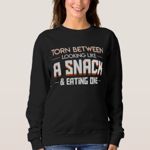 Sweatshirt Déchiré entre ressembler à un snack et en manger u