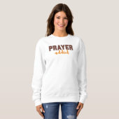 Sweatshirt Déclaration de foi chrétienne audacieuse de l'accr (Devant entier)