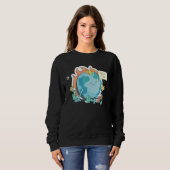 Sweatshirt Déclaration Ironique Sur Le Changement Climatique (Devant entier)