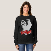 Sweatshirt DeColores Cursillo Rooster Silhouette with Banner (Devant entier)