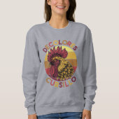 Sweatshirt DeColores Cursillo Rooster with Distressed Sunset (Devant)