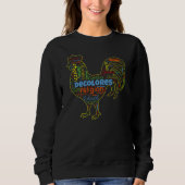 Sweatshirt DeColores Cursillo Rooster Word Cloud  (Devant)
