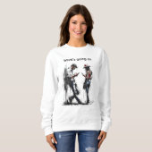 Sweatshirt Déconnectés ensemble, addition numérique (Devant entier)
