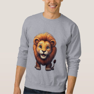 Sweatshirt Décoration murale de pépinière de lion mignon Art