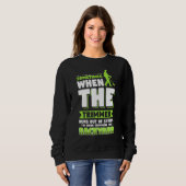 Sweatshirt Découpage d'atterrissage de la pelouse (Devant entier)