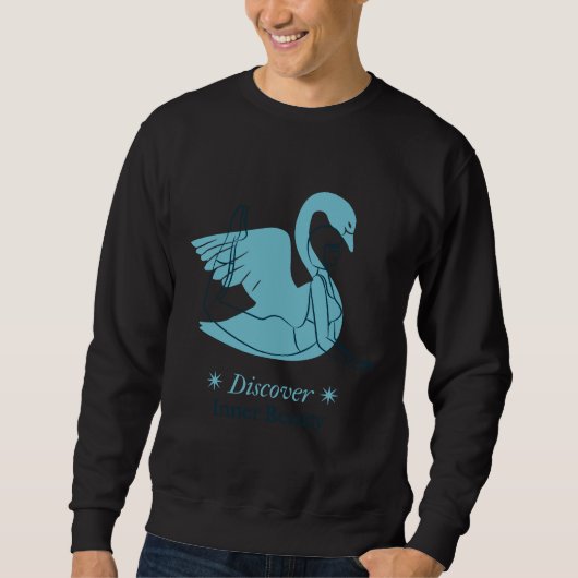 Sweatshirt Découvrez la beauté intérieure (Devant)