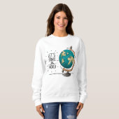 Sweatshirt Découvrez le Monde Graphique Aventure (Devant entier)