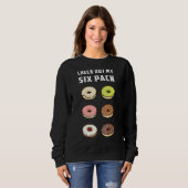 Sweatshirt Découvrez Ma Solution D'Entraînement À Six Paquets (Devant entier)