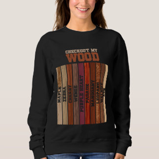 Sweatshirt Découvrez Mon menuisier menuisier de bois W