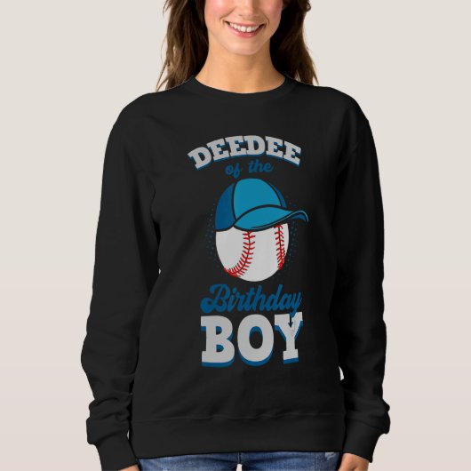 Sweatshirt Deedee Of The Birthday Boy Baseball Thème Famille  (Devant)