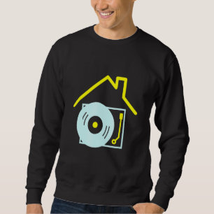 Sweatshirt Deejay I Love House Music - House Music Dj Turntab