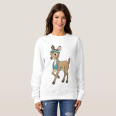 Sweatshirt Deer at Fitness with Towel (Devant entier)