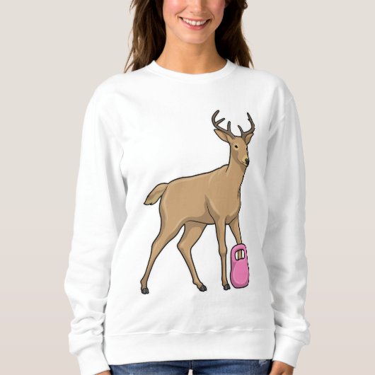 Sweatshirt Deer Fitness Dumbbell (Devant)