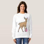 Sweatshirt Deer Fitness Dumbbell (Devant entier)