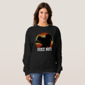 Sweatshirt Deez Nutz Noël Gopher Disant Dees Nutz laid (Devant entier)