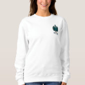 Sweatshirt Défauts et fleurs (Devant)